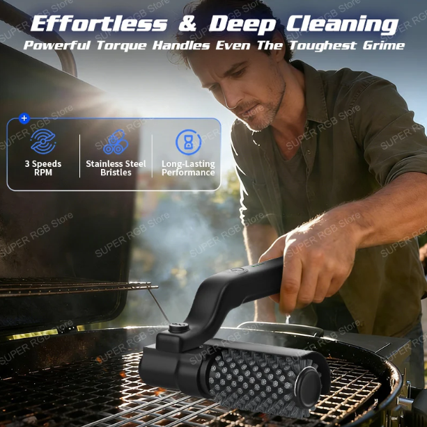 The Best Cordless Electric Grill Brush for Outdoor Cooking